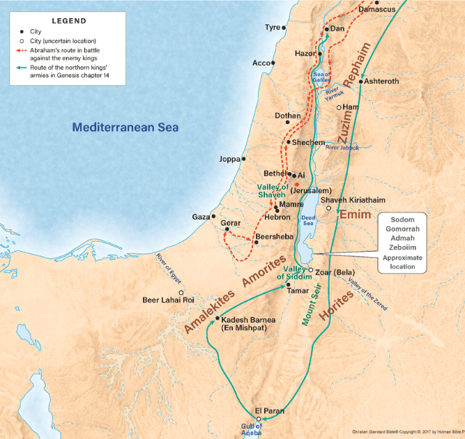 Biblical map
